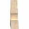 Ekena Millwork Richland Rough Sawn Timber Gable Bracket, Douglas Fir, 96"W x 24"H x 6"D x 6"F, 6/12 Pitch GBW096X24X0606RIC00RDF - alternate 3